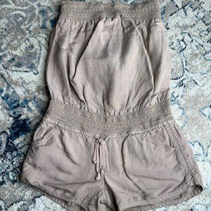 Jolt Womens Beige Strapless Romber